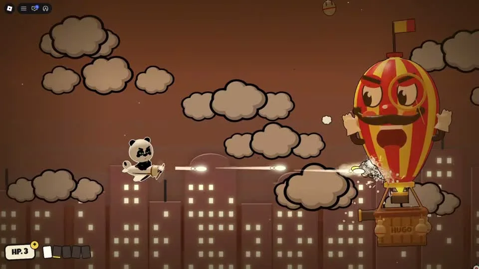 Hugo Hot-Air gameplay in Inkhead