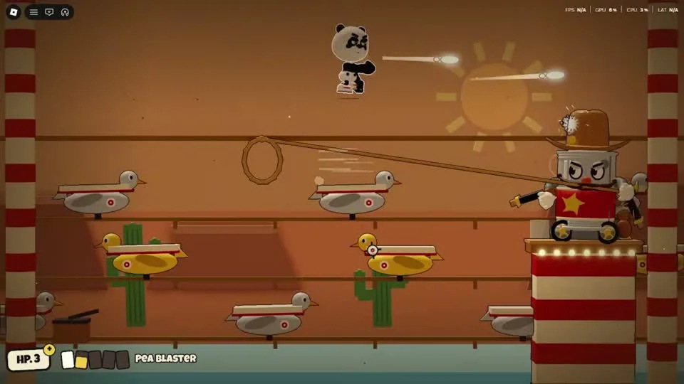 Tin Can Tex gameplay in Inkhead